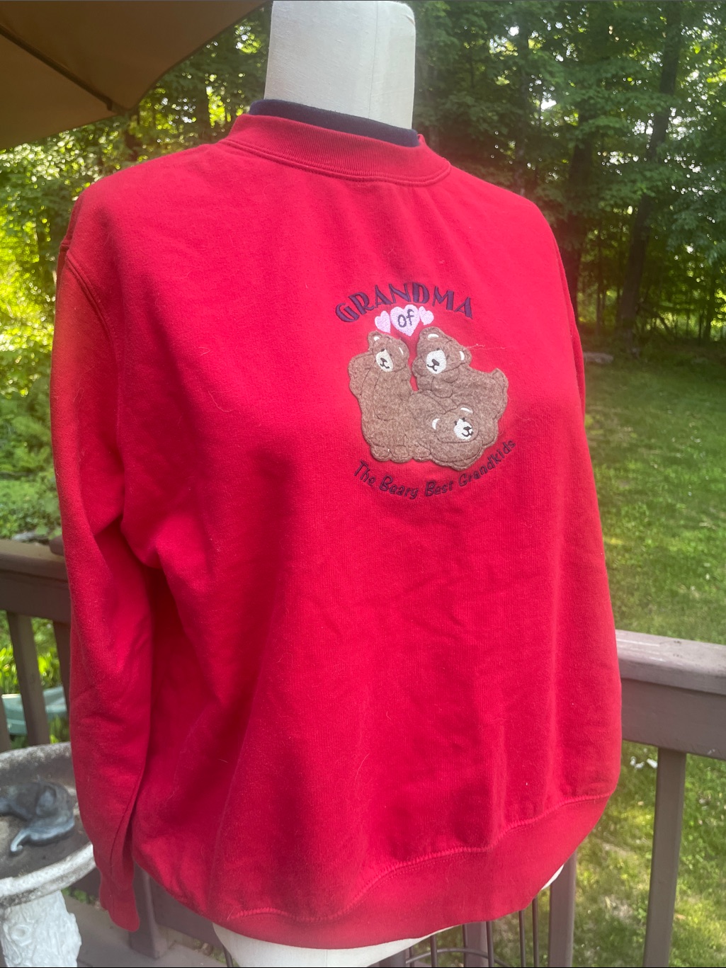 Vintage Red Grandmasweatshirt